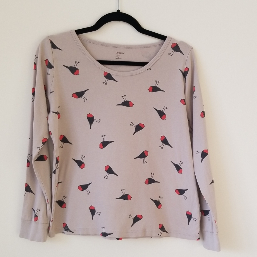 So comfy! Leveret bird pajama set